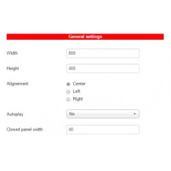 SJ Horizontal Accordion Showcase