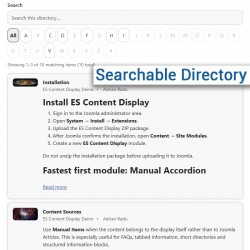 ES Content Display