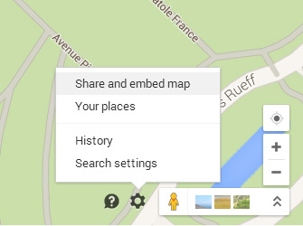 share enbed map